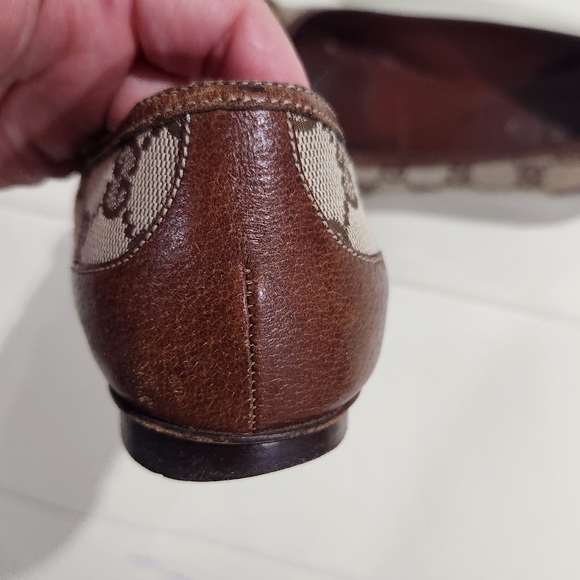 Gucci flats camel with bamboo 138714 - Picture 5 of 7